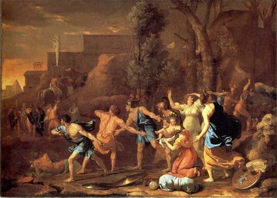 The Young Pyrrhus Saved by Nicolas Poussin